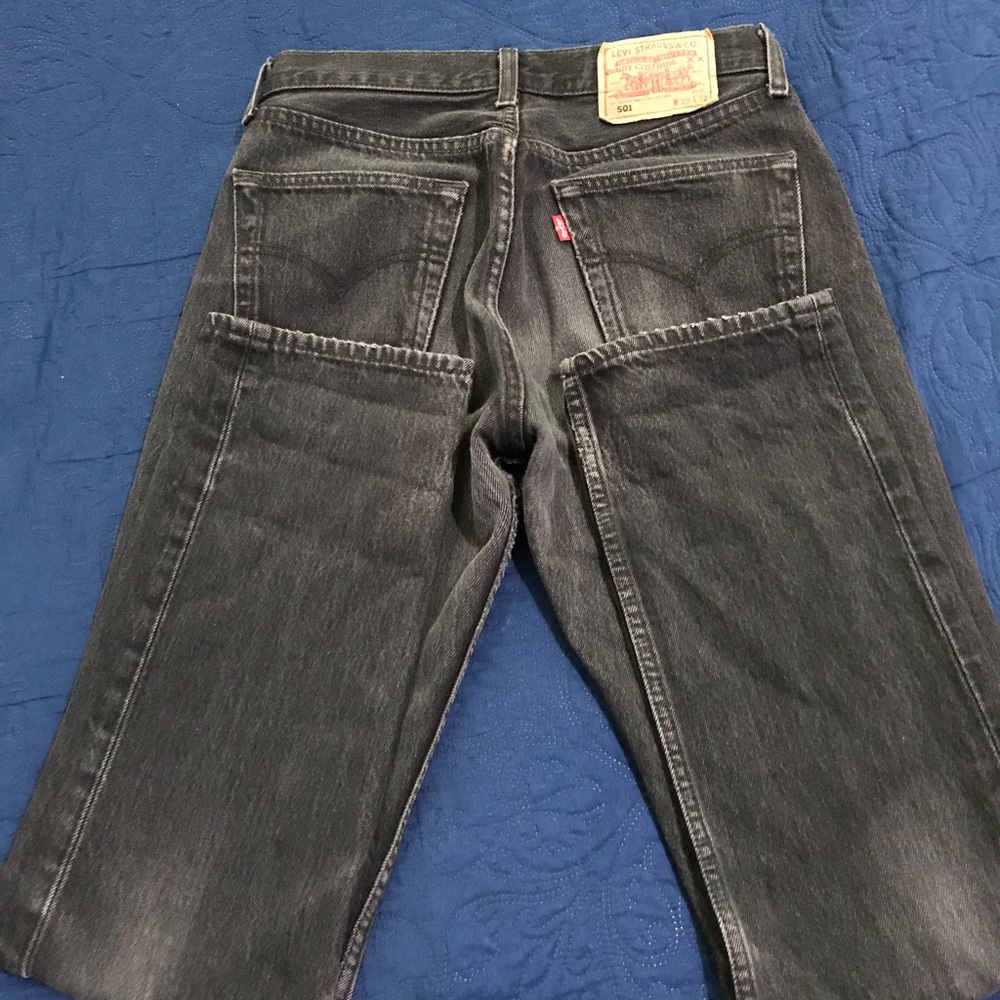 Black Vintage 501 Levi’s Mom Jeans 29W x 32L